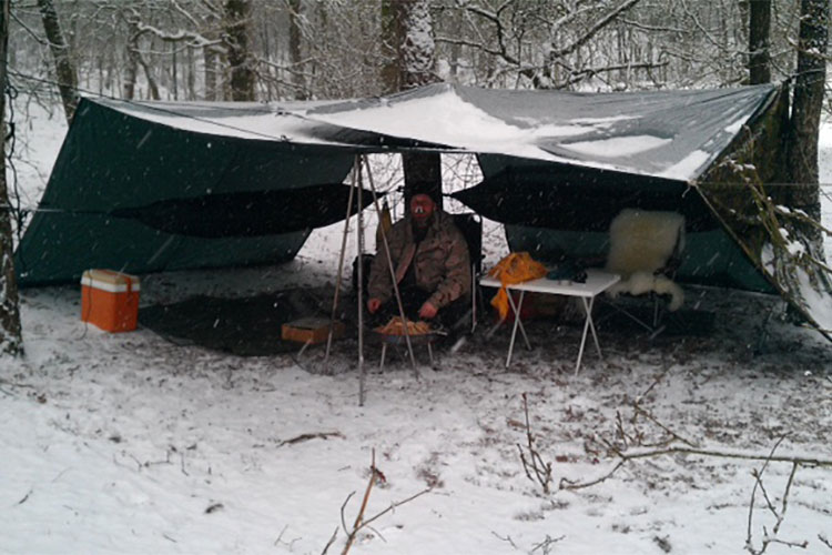 Winter hotsell hammock tarp