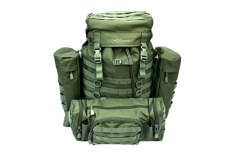 DD Bergen Rucksack plus Action Pack - 55L MOLLE-compatible hiking backpack