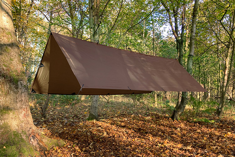 DD Hammocks - DD Tarp 4x4 - Coyote Brown (13ft x 13ft) - 100% Waterproof  Lightweight & Multifunctional Rainfly Square Tarp Tent Group Shelter for