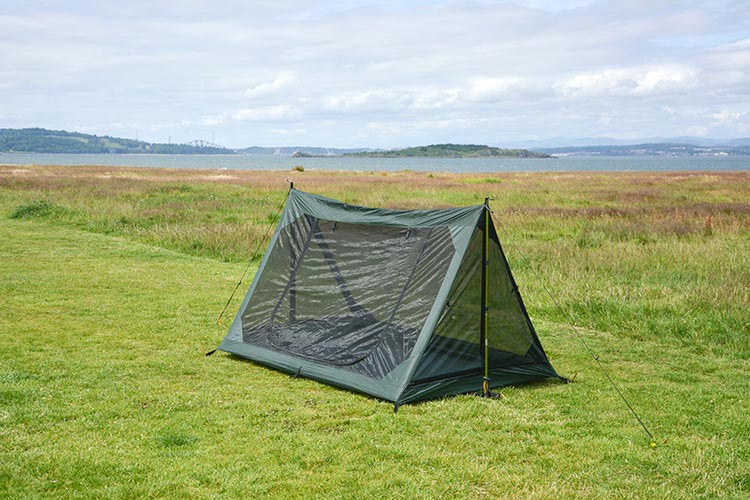 DD Superlight A-Frame Mesh Tent set up